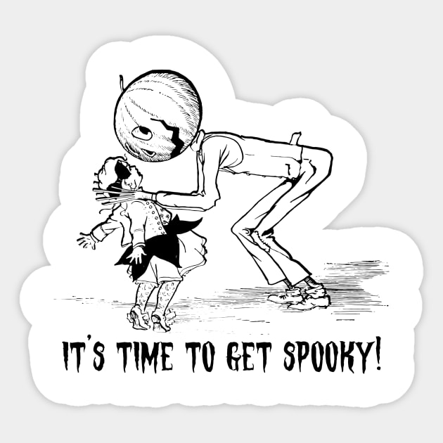 Time To Get Spooky Sticker by Space Mountaineering Supply Co